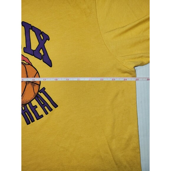 Homage Phoenix Suns Its‎ A Dry Heat Retro Design YellowOrange Mens XXL Flames - Picture 5 of 6